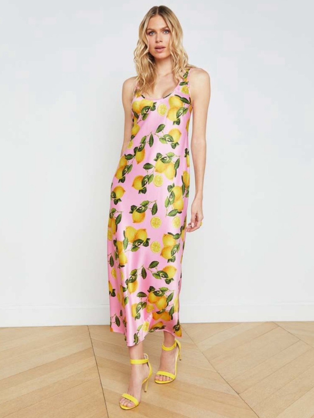 L’Agence Akiya Dress Cotton Candy Lemon